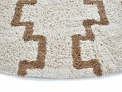 Rund matta - Arlon Natural Cotton Shaggy (beige)