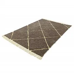 Ryamattor - Bellevue Natural Cotton Shaggy (brun/gul)
