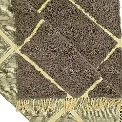 Ryamattor - Bellevue Natural Cotton Shaggy (brun/gul)