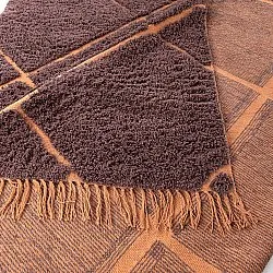 Ryamattor - Bellevue Natural Cotton Shaggy (röd/orange)