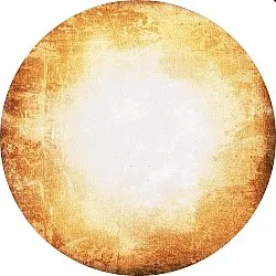 Rund matta - Buendia (gul)