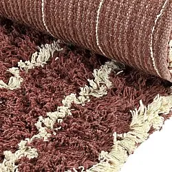 Ryamattor - Cataya Natural Cotton Shaggy (brun/beige)