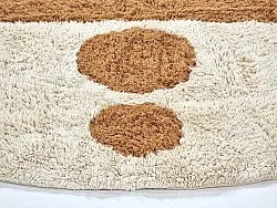 Rund matta - Cervia Natural Cotton Shaggy (beige)