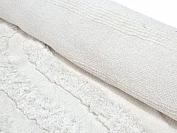 Ryamattor - Como Natural Cotton Shaggy (offwhite)