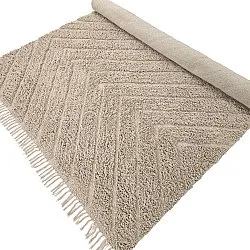 Ryamattor - Conara Natural Cotton Shaggy (beige)