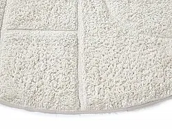Rund matta - Cremona Natural Cotton Shaggy (offwhite)