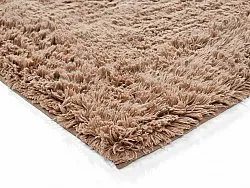 Ryamattor - Ebba Natural Cotton Shaggy (brun)