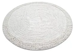 Rund matta - Ebba Natural Cotton Shaggy (offwhite)