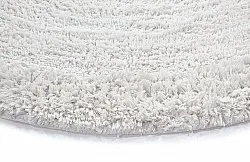 Rund matta - Ebba Natural Cotton Shaggy (offwhite)