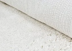 Rund matta - Ebba Natural Cotton Shaggy (offwhite)