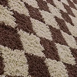 Ryamattor - Elsey Natural Cotton Shaggy (beige/brun)