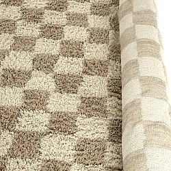 Ryamattor - Elsey Natural Cotton Shaggy (cream/sand)