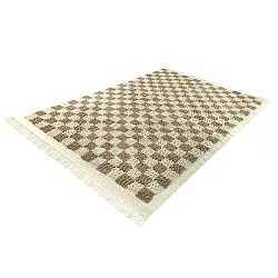 Ryamattor - Elsey Natural Cotton Shaggy (cream/sand)