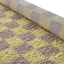 Ryamattor - Elsey Natural Cotton Shaggy (gul/beige)