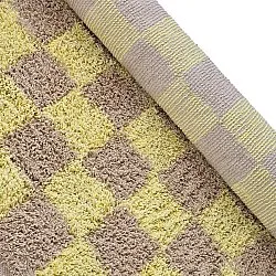 Ryamattor - Elsey Natural Cotton Shaggy (gul/beige)