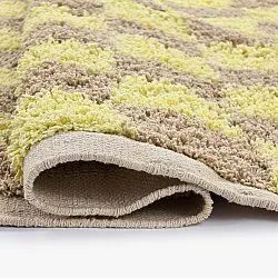Ryamattor - Elsey Natural Cotton Shaggy (gul/beige)