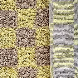 Ryamattor - Elsey Natural Cotton Shaggy (gul/beige)