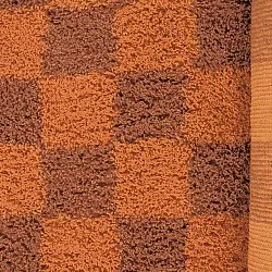 Ryamattor - Elsey Natural Cotton Shaggy (orange/röd)