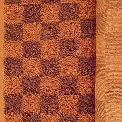 Ryamattor - Elsey Natural Cotton Shaggy (orange/röd)