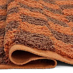 Ryamattor - Elsey Natural Cotton Shaggy (orange/röd)