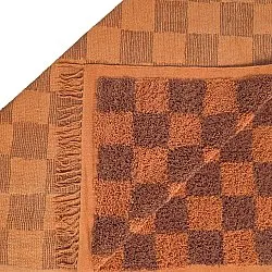 Ryamattor - Elsey Natural Cotton Shaggy (orange/röd)