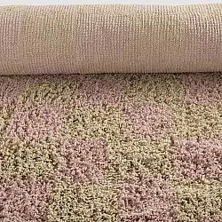 Ryamattor - Elsey Natural Cotton Shaggy (rosa/orange)