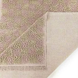 Ryamattor - Elsey Natural Cotton Shaggy (rosa/orange)