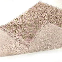 Ryamattor - Elsey Natural Cotton Shaggy (rosa/orange)