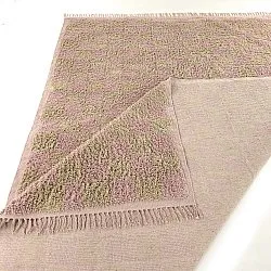 Ryamattor - Elsey Natural Cotton Shaggy (rosa/orange)