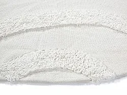 Rund matta - Emilia Natural Cotton Shaggy (offwhite)