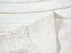 Rund matta - Emilia Natural Cotton Shaggy (offwhite)