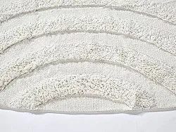 Rund matta - Everly Natural Cotton Shaggy (offwhite)
