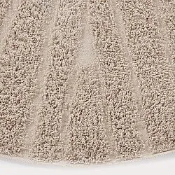 Rund matta - Farley Natural Cotton Shaggy (beige)