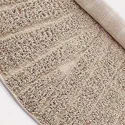 Rund matta - Farley Natural Cotton Shaggy (beige)