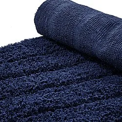 Ryamattor - Farley Natural Cotton Shaggy (blå)