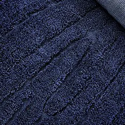Ryamattor - Farley Natural Cotton Shaggy (blå)