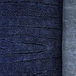Ryamattor - Farley Natural Cotton Shaggy (blå)