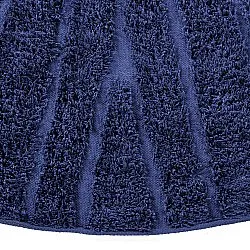 Rund matta - Farley Natural Cotton Shaggy (blå)