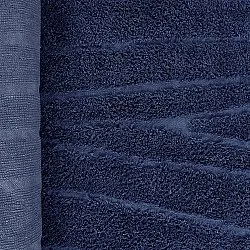 Rund matta - Farley Natural Cotton Shaggy (blå)