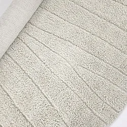 Rund matta - Farley Natural Cotton Shaggy (offwhite)