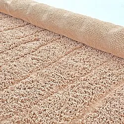 Rund matta - Farley Natural Cotton Shaggy (rosa)