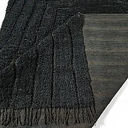 Ryamattor - Farley Natural Cotton Shaggy (svart)