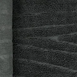 Rund matta - Farley Natural Cotton Shaggy (svart)