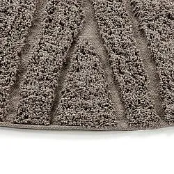 Rund matta - Farley Natural Cotton Shaggy (taupe)