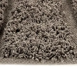 Rund matta - Farley Natural Cotton Shaggy (taupe)