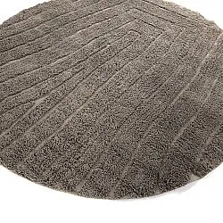 Rund matta - Farley Natural Cotton Shaggy (taupe)