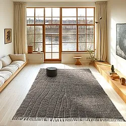 Ryamattor - Farley Natural Cotton Shaggy (taupe)
