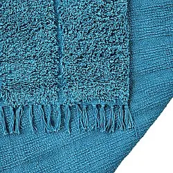 Ryamattor - Farley Natural Cotton Shaggy (turkos)