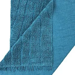Ryamattor - Farley Natural Cotton Shaggy (turkos)