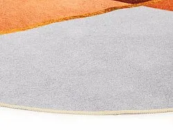 Rund matta - Hazel (orange/multi)